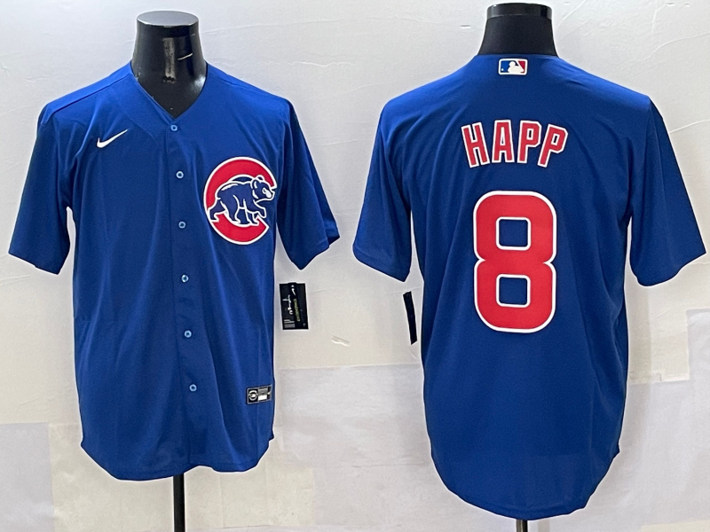 Men's Chicago Cubs Ian Happ #8 Royal Limited Jersey
